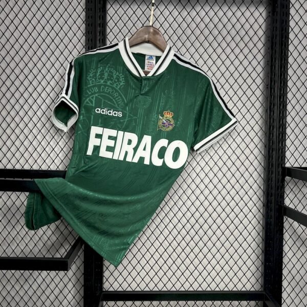 Camiseta Retro Visitante Deportivo la Coruña 99/00