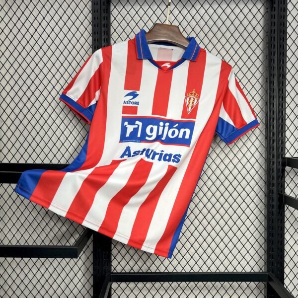 Camiseta Retro Local Sporting de Gijón 01/02