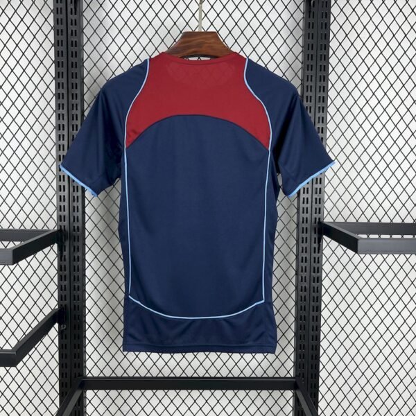 Parte trasera camiseta visitante Atlético de Madrid 2004-05 con espacio para nombre y número personalizados, edición Spiderman 2