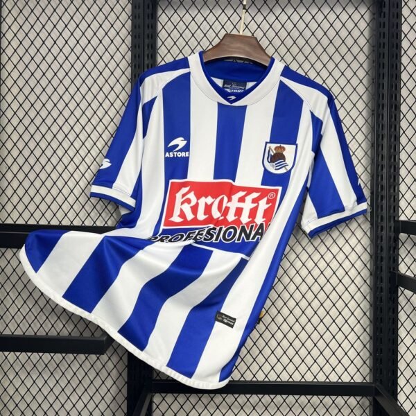 Camiseta Retro Local Real Sociedad 02/03