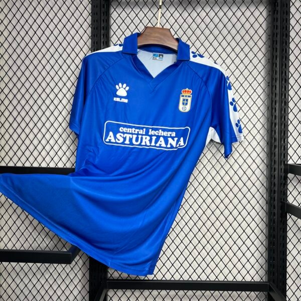 8078d831 (2) Camiseta Retro Local Real Oviedo 91/92