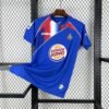 Camiseta local Getafe CF 2009-10 Joma color azul con detalles en rojo y blanco, patrocinador Burger King
