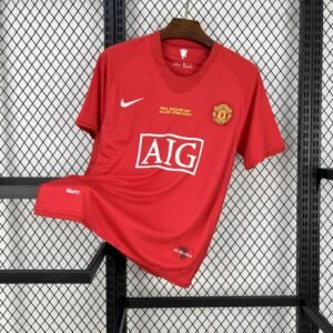 Camiseta Retro Local Manchester United 07/08