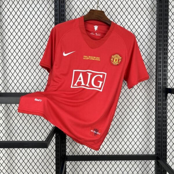 Camiseta Retro Local Manchester United 07/08