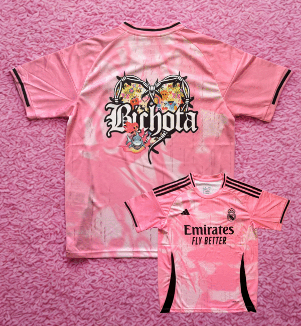 Diseño sin título (30) Camiseta Karol G x Real Madrid