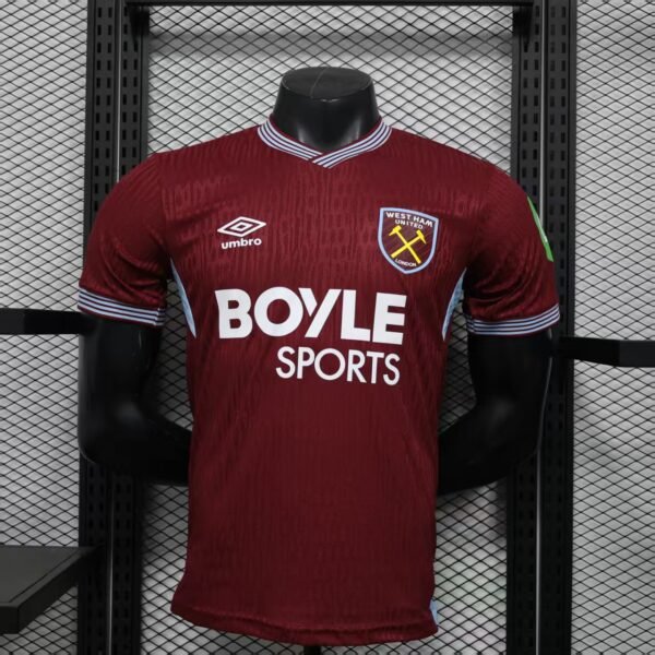 Camiseta Local West Ham Versión Jugador 25/26