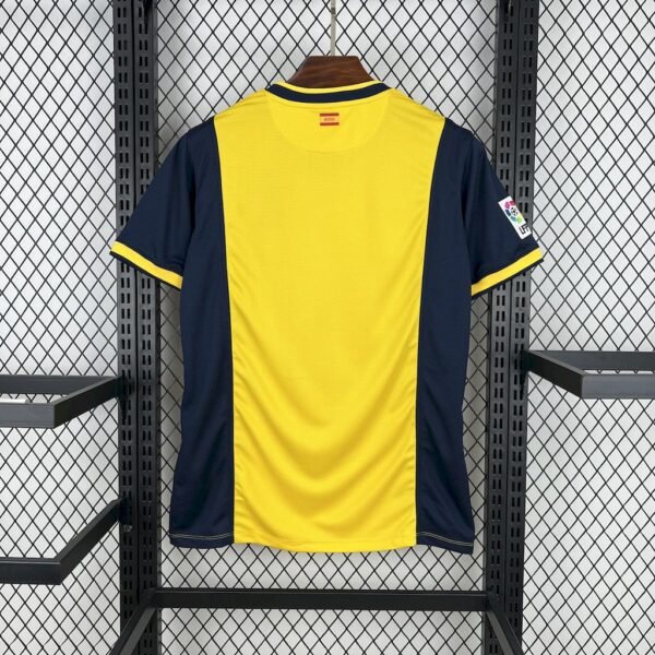 Parte trasera camiseta visitante Atlético de Madrid 2013-14 con espacio para nombre y número personalizados