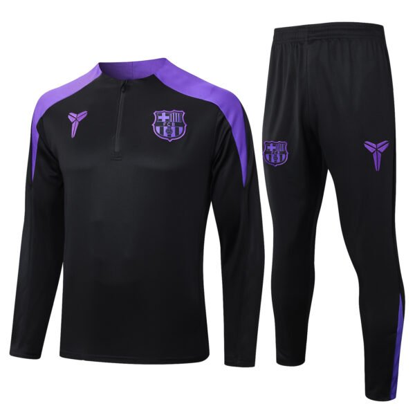 Chandal Entrenamiento Fc Barcelona 25/26 Negro y Morado