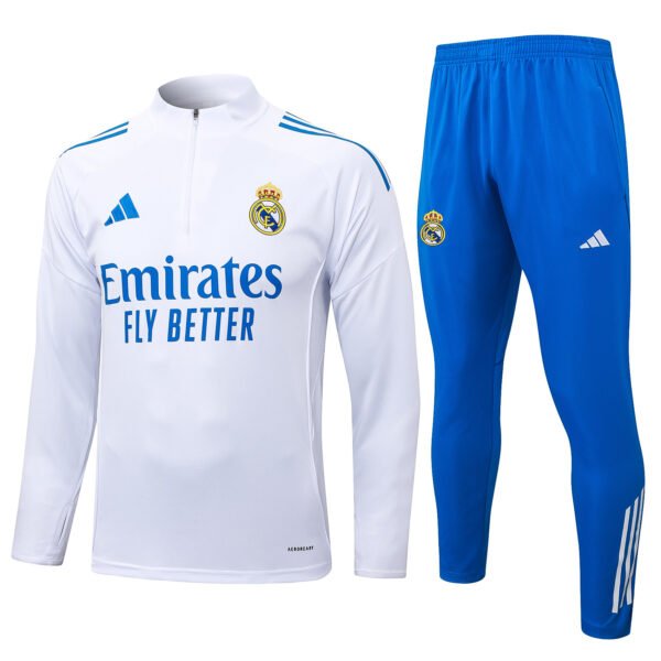 Chandal Entrenamiento Real Madrid 25/26 Blanco